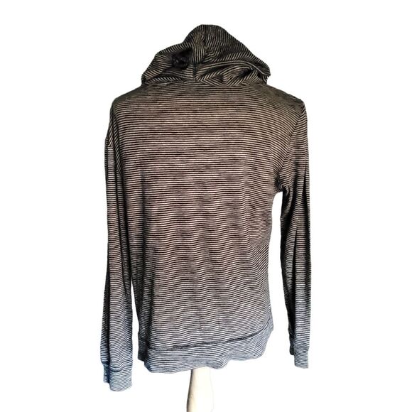 J.Crew 100% Cotton Pullover Hoodie Black And White Women's Medium - Picture 3 of 10